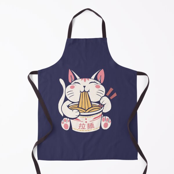 Item preview, Cute Kawaii Chubby Cat Eating Ramen Noodles Cup Noods Lover designed and sold by OnepixArt.