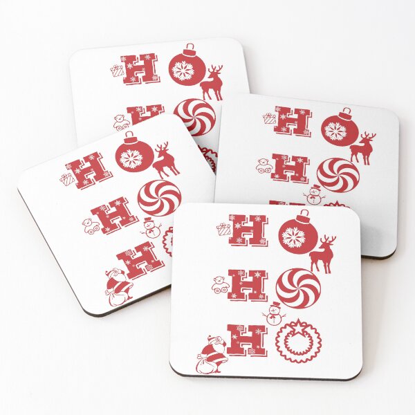 Item preview, Ho Ho Ho Joyful Christmas Santa Laugh designed and sold by PinkPandaDesign.