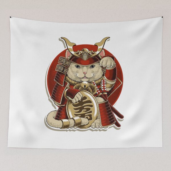 Item preview, LUCKY Maneki Neko Samurai designed and sold by Emil1993.