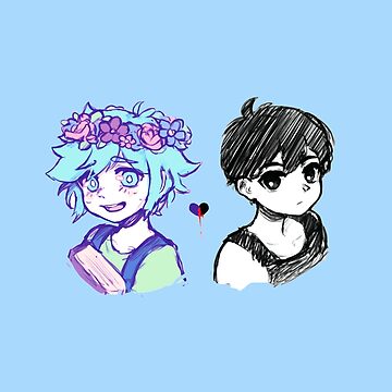 Omori Tshirt - dream world and real life fanart - omori game sticker  Art  Board Print for Sale by bonnybazooka