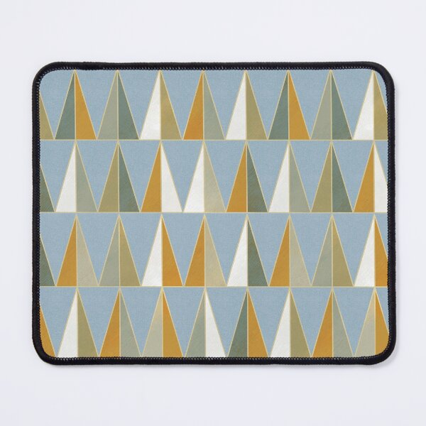 Item preview, Geometric Pine Trees - Blue Robin designed and sold by VeronArtLab.