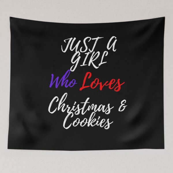Item preview, Just A girl who loves christmas and cookies designed and sold by LaarajArt.
