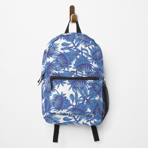 Item preview, Protea Blues Pattern designed and sold by Kmunnsartlife.