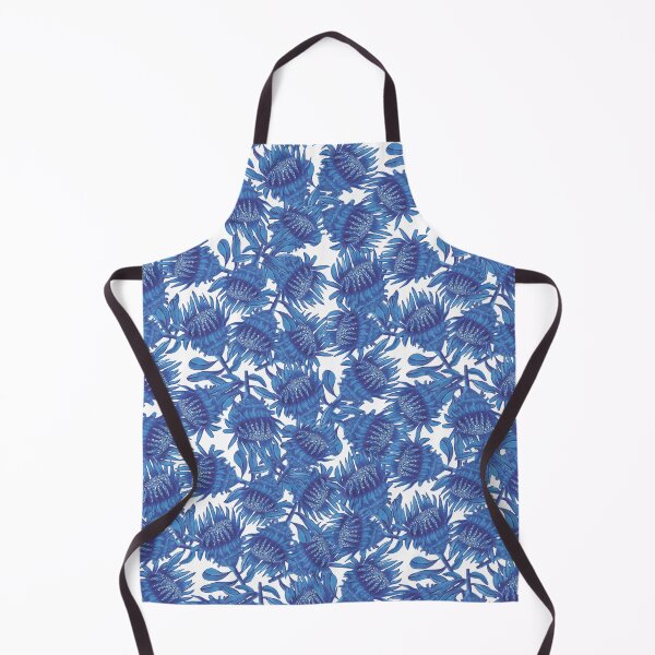 Item preview, Protea Blues Pattern designed and sold by Kmunnsartlife.