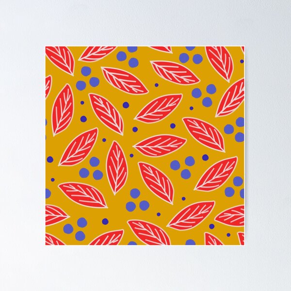 Item preview, Berries and Leaves designed and sold by anzelas.