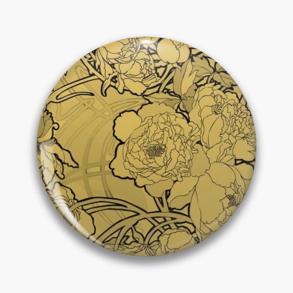 Artikelvorschau, Alphonse Mucha - Blumen gelb entworfen und verkauft von kinsley45.