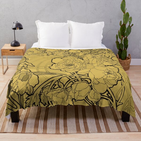 Item preview, alphonse mucha - flores amarillas designed and sold by kinsley45.