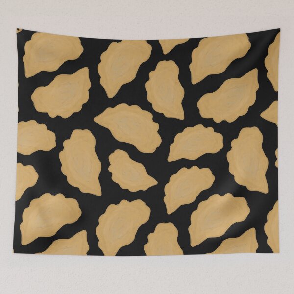 Item preview, cute polish grandma pierogi pattern designed and sold by Cool Stuff Galore.