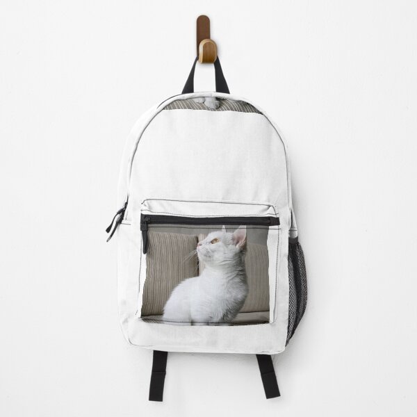 Item preview, White Cat Art Print designed and sold by Eva Vincent.
