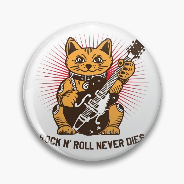 Item preview, LUCKY Maneki Neko ROCK N ROLL NEVER DIES designed and sold by Emil1993.