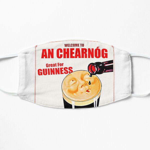 A vintage Guiness Advert Flat Mask