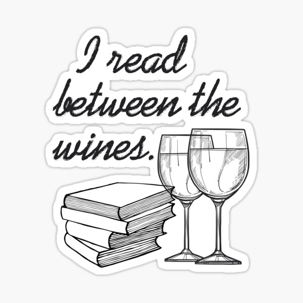 Artikel-Vorschau von Buchclub-Geschenk / Read Bewteen The Wines / Lustige Bücherwurm-Geschenkidee, designt und verkauft von ikidyounot.