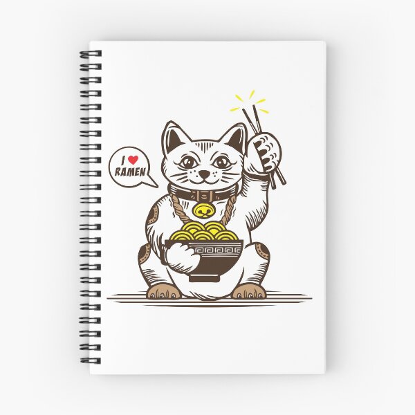 Item preview, LUCKY Maneki Neko I LOVE RAMEN designed and sold by Emil1993.