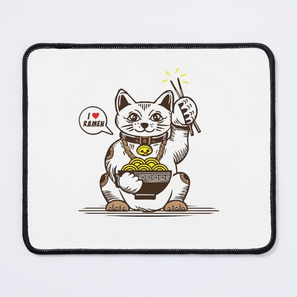 Item preview, LUCKY Maneki Neko I LOVE RAMEN designed and sold by Emil1993.