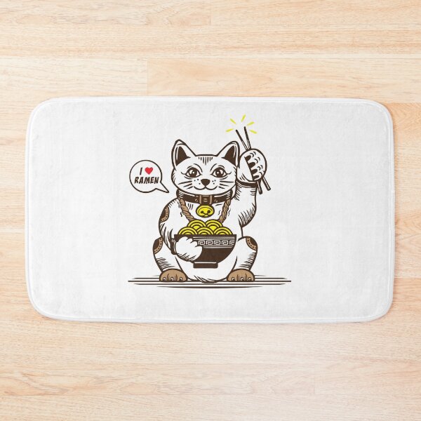 Item preview, LUCKY Maneki Neko I LOVE RAMEN designed and sold by Emil1993.