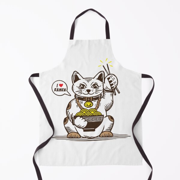 Item preview, LUCKY Maneki Neko I LOVE RAMEN designed and sold by Emil1993.