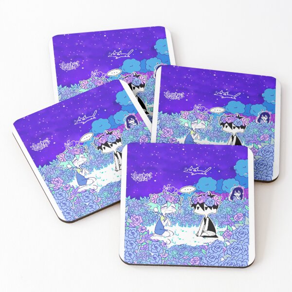 Item preview, Omori Basil And Folower Sticker  - Omori Basil And Folower Poster designed and sold by luxzone.