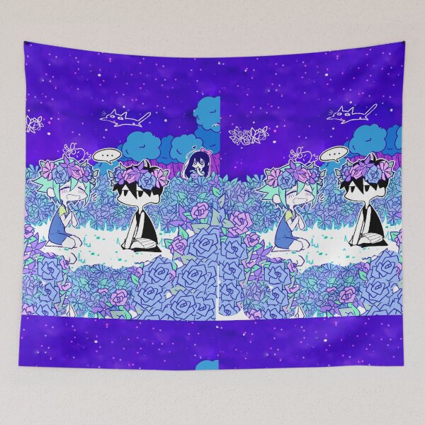 Item preview, Omori Basil And Folower Sticker  - Omori Basil And Folower Poster designed and sold by luxzone.