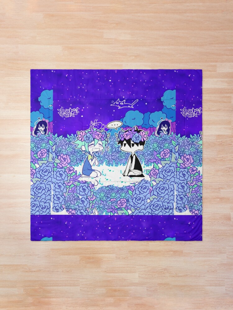 Omori Basil And Folower Sticker - Omori Basil And Folower Poster | Greeting  Card