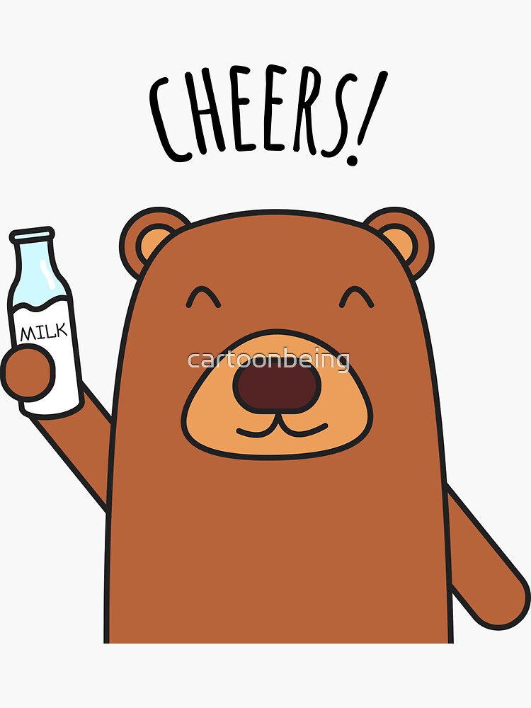 Cheers Bear! by cartoonbeing
