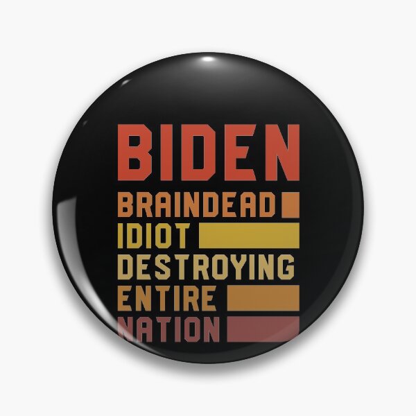 Item preview, Braindead Idiot Destroying Entire Nation Shirt, Anti Biden T Shirt, Politics Shirt Republicans Voter Anti Joe Biden T-Shirt designed and sold by aymob.