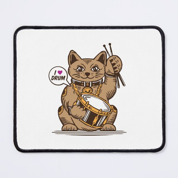 Item preview, LUCKY Maneki Neko I LOVE DRUM designed and sold by Emil1993.