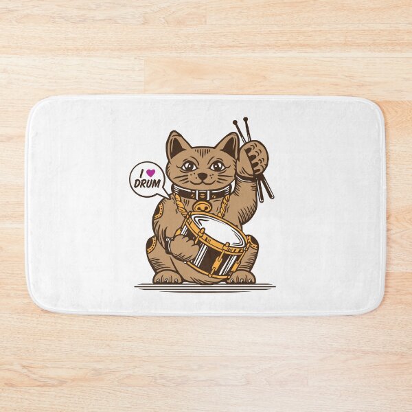 Item preview, LUCKY Maneki Neko I LOVE DRUM designed and sold by Emil1993.