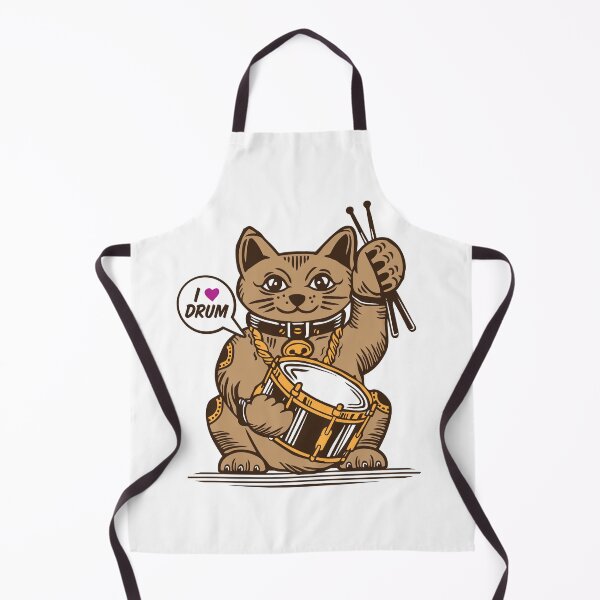 Item preview, LUCKY Maneki Neko I LOVE DRUM designed and sold by Emil1993.