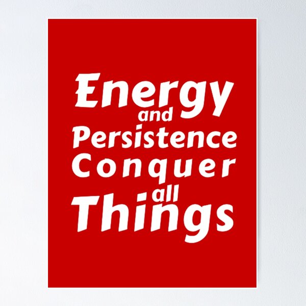 Item preview, persistence quote white letters designed and sold by zoh0rali.