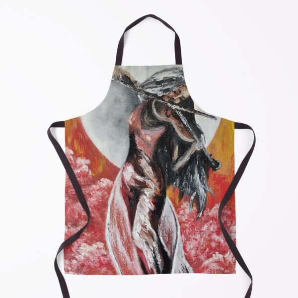 Item preview, Muse, a woman portrait with a violin, moon, cheery blossom, music, Sound of Life collection created by Luna Smith designed and sold by Luna-Smith.