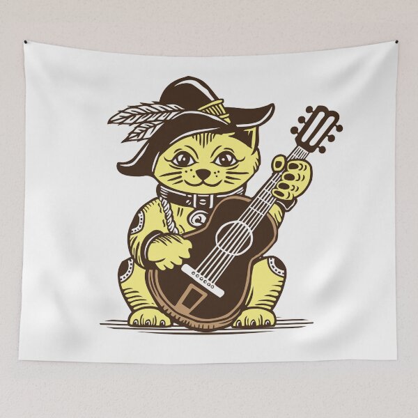 Item preview, LUCKY Maneki Neko I LOVE GUITAR designed and sold by Emil1993.