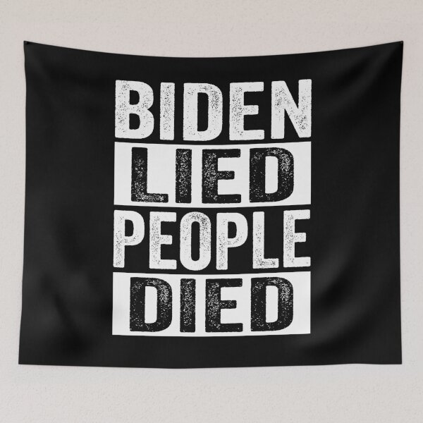 Item preview, Biden Lied People Died Shirt, Anti Biden Shirt, Impeach Biden, Biden Suck, Anti Joe Biden Shirt, Political Biden Shirt, Patriot Biden Shirt designed and sold by aymob.