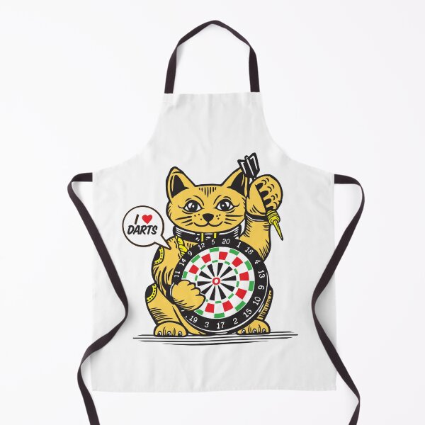 Item preview, LUCKY Maneki Neko I LOVE DARTS designed and sold by Emil1993.
