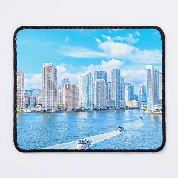 Item preview, Miami Skyline, Florida designed and sold by Sofia-Draws.