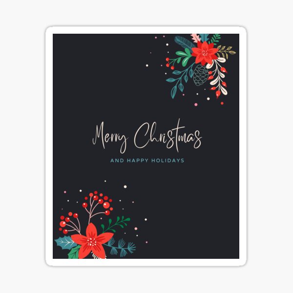 Item preview, Merry Christmas and Happy Holidays designed and sold by Dream Big! by E. H..