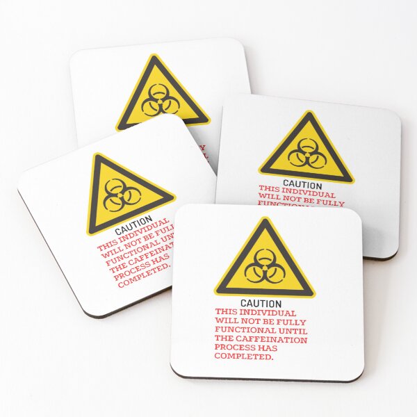 Item preview, caution , caffeination coffee lover  designed and sold by Pratyush1111.
