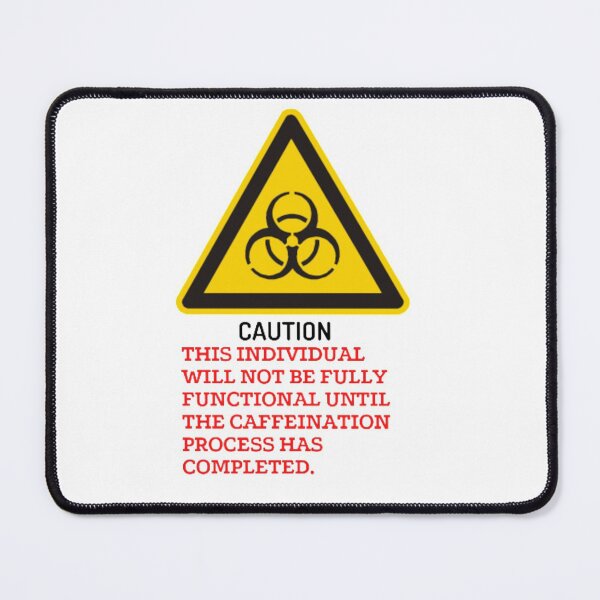 Item preview, caution , caffeination coffee lover designed and sold by Pratyush1111.