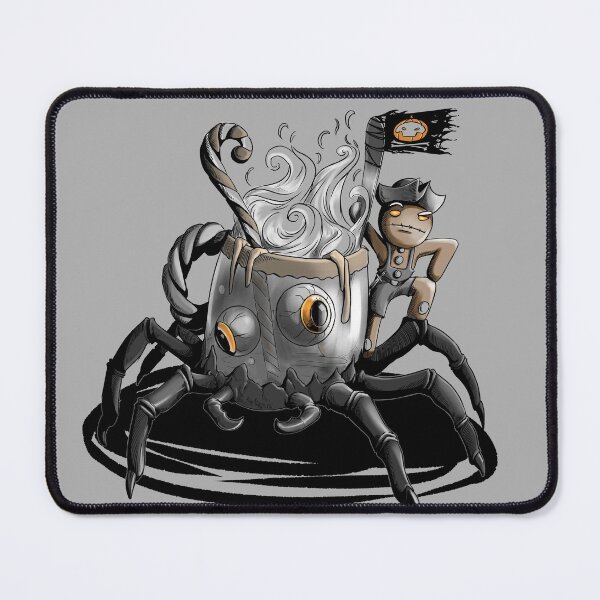 Item preview, Halloween hot drink, mug monster with pirate cookie man designed and sold by StasCherkezov.