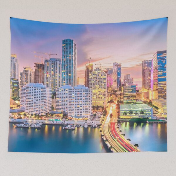 Item preview, Miami at Night designed and sold by Sofia-Draws.