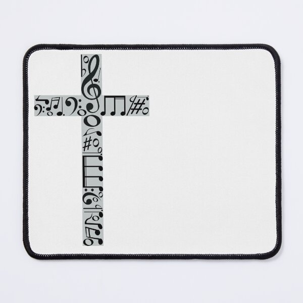 Item preview, Cross with music notes designed and sold by SPF14.
