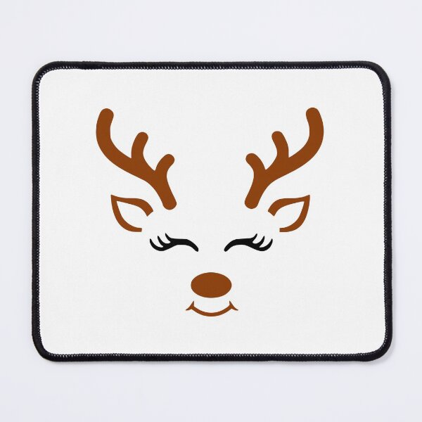Item preview, Christmas Reindeer Faces Pack, Reindeer, Girl Reindeer, Boy Reindeer, Glasses Reindeer, Ribbon Reindeer, Christmas,w6 designed and sold by wshStudio.