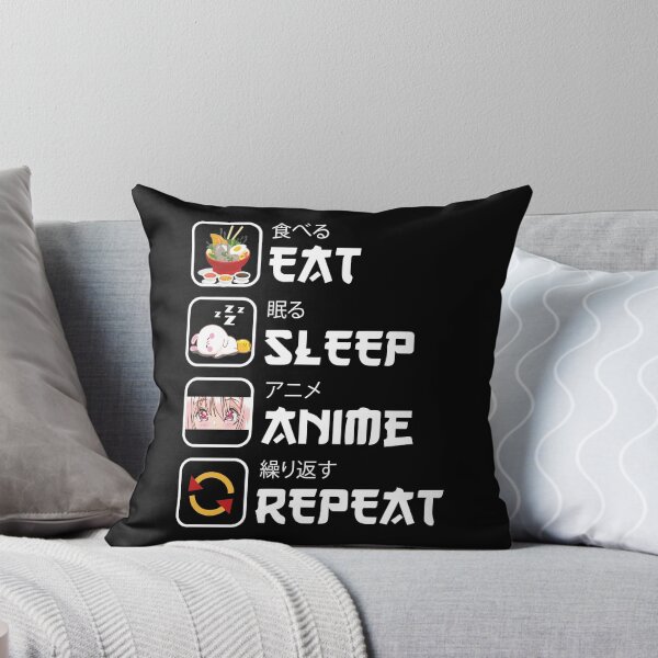 Item preview, Eat Sleep Anime Repeat manga kawaii Japanese lover otaku Eat Sleep Anime Repeat manga kawaii Japanese lover designed and sold by jojocat90.