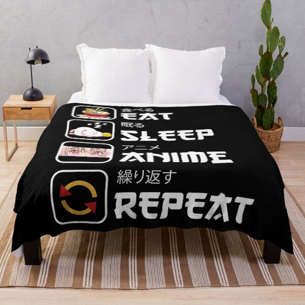 Item preview, Eat Sleep Anime Repeat manga kawaii Japanese lover otaku Eat Sleep Anime Repeat manga kawaii Japanese lover designed and sold by jojocat90.