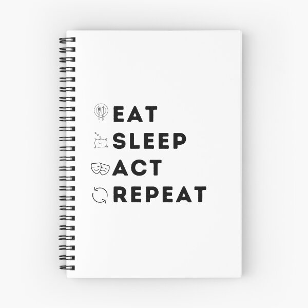 Item preview, Eat Sleep Act Repeat - Actresses and Actors designed and sold by GasparArts.