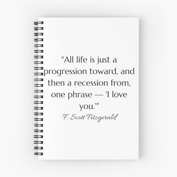 Item preview, F Scott Fitzgerald Inspirational Life Quote  designed and sold by HoeneShirts.