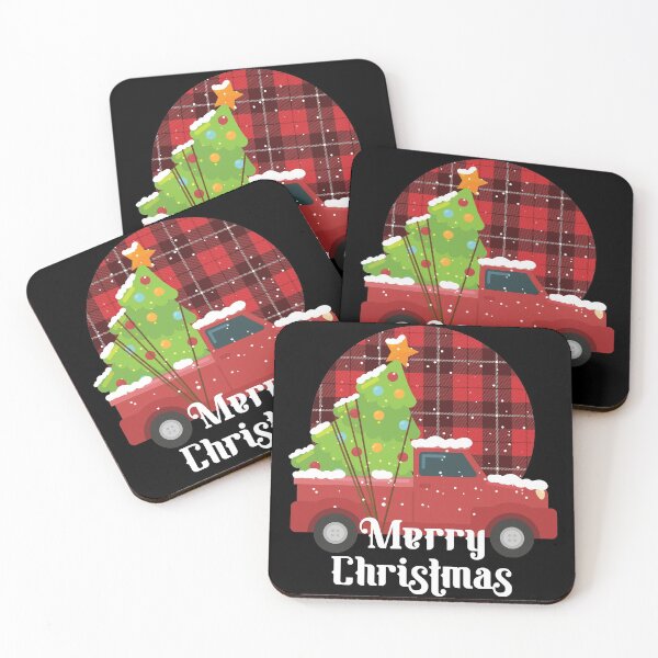 Item preview, Merry Christmas Buffalo Truck designed and sold by NawalMagdy.