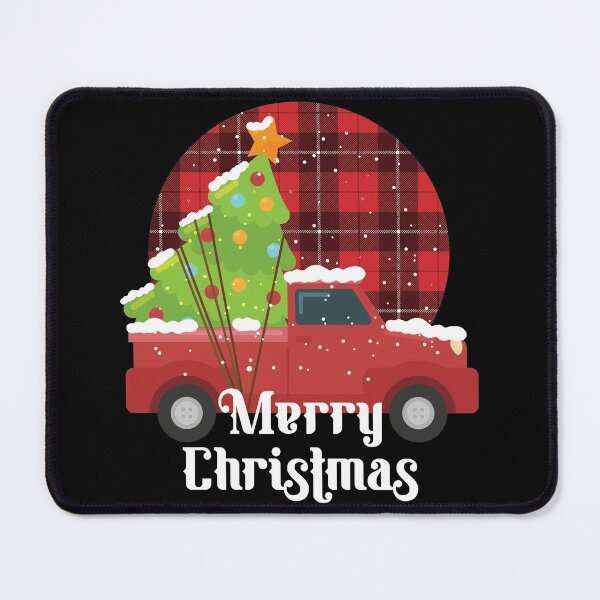 Item preview, Merry Christmas Buffalo Truck designed and sold by NawalMagdy.