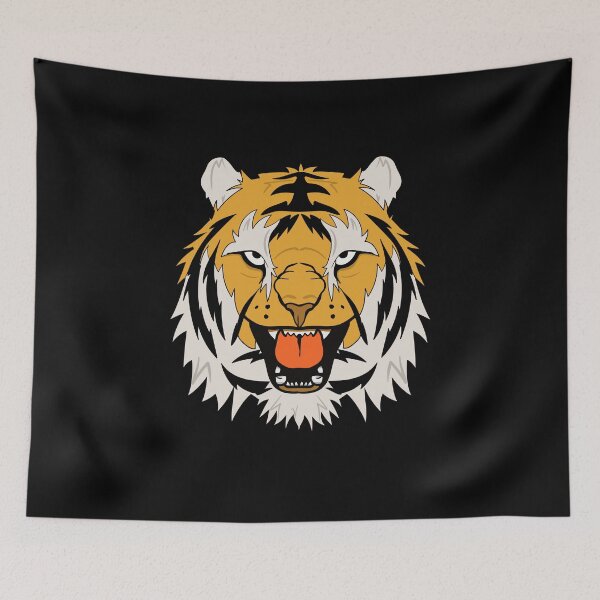 Item preview, Tiger motif year of the tiger designed and sold by lotushaza.