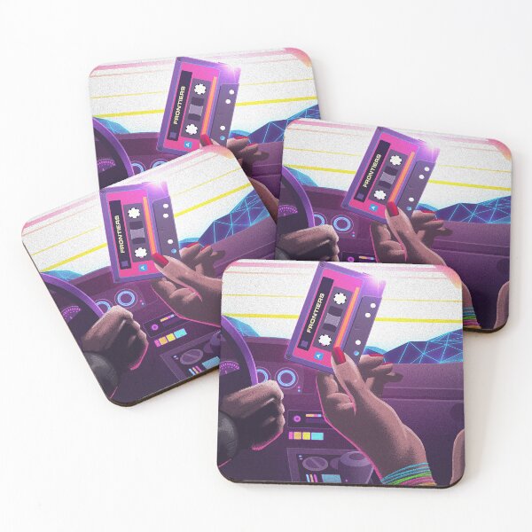 Item preview, Synthwave Retro Car, Sunset With Your Girl Scene Digital Art designed and sold by Rakuten Mallor.