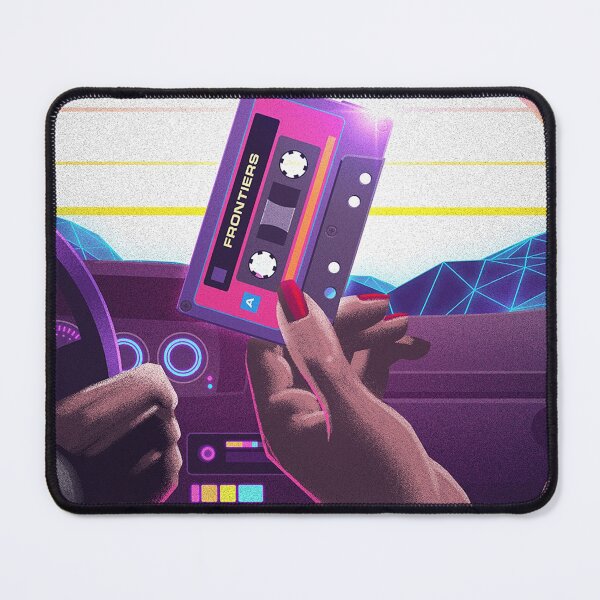 Item preview, Synthwave Retro Car, Sunset With Your Girl Scene Digital Art designed and sold by Rakuten Mallor.